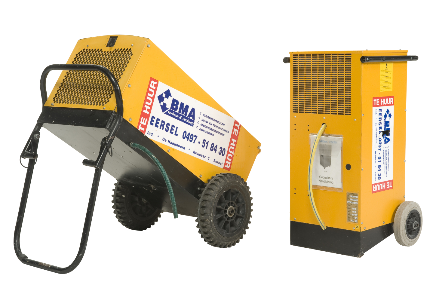 400m3/ uur lucht met losse opvang 230 volt 1200 watt