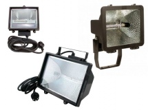 led-bouwlamp in draagframe 230 volt en accu