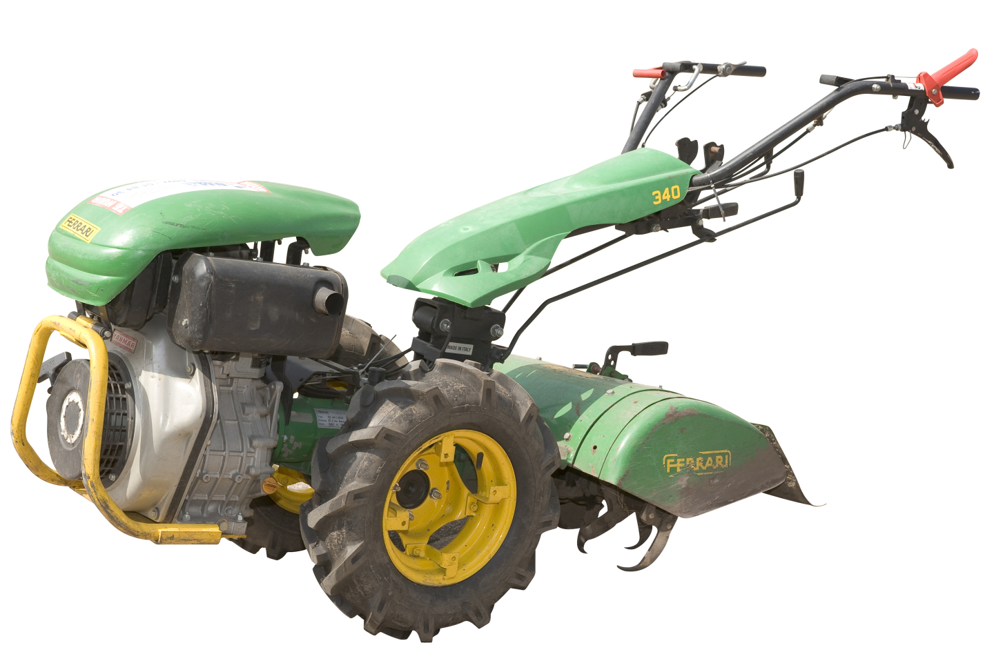 frees 100 cm incl. 4-wielige tuinbouw tractor diesel