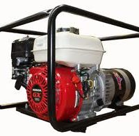 2,5 Kva met benzine motor 1-fase