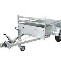 enkel assige trilplaat aanhangwagen tot 750 kg