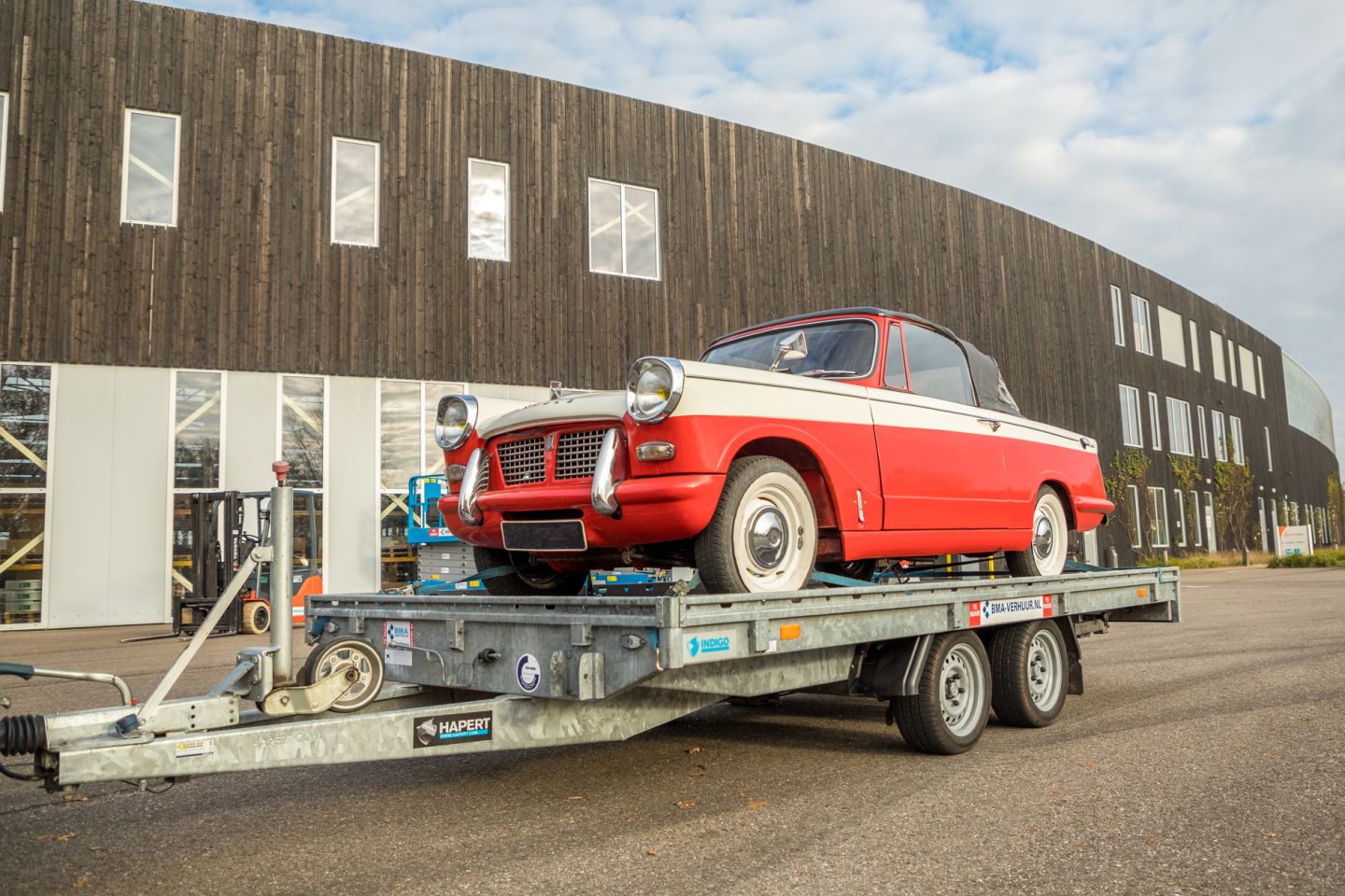 auto transport aanhangwagen 400 x 200 cm tot 3000 kg