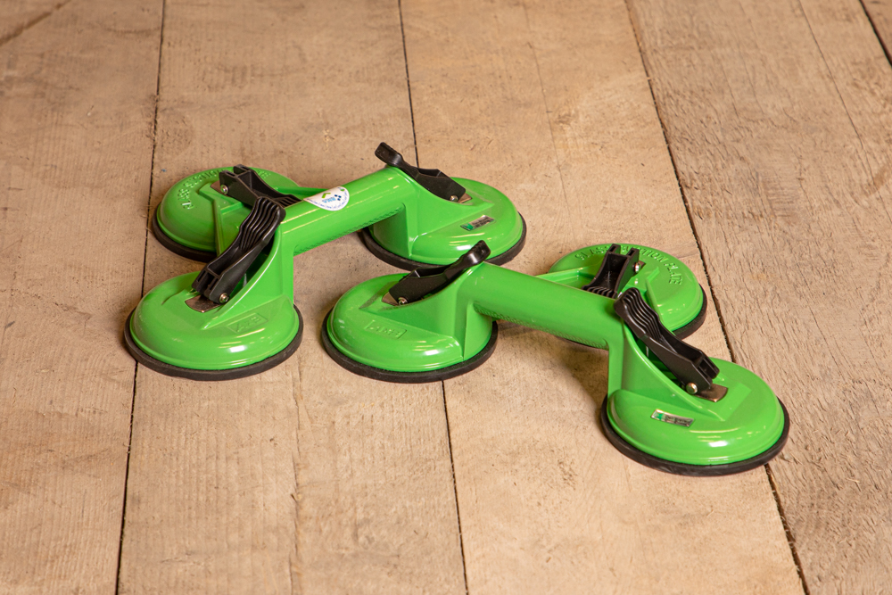 glas/ panneel vacuum zuiger op accu 375 kg