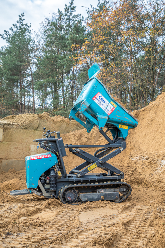 rupsdumper 350 liter 76 cm hoogkieper diesel